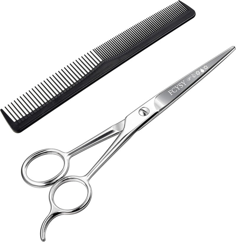 Fcysy Haircut Scissors - Professional Hair Stylist Kit with Comb Set for Men & Women - Image 2